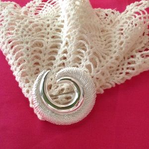 Vintage NAPIER Silvertone Brooch