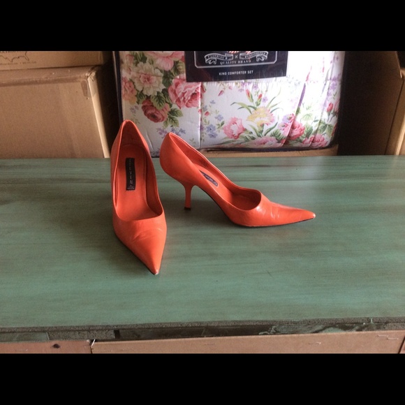 Steve Madden orange heels
