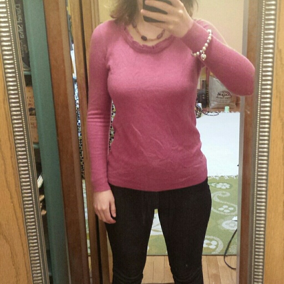 Banana Republic pink sweater