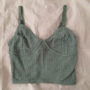 Mint Knit Bralette uo dupe!!