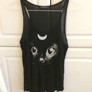Brandy Melville RARE Cat Moon Tank