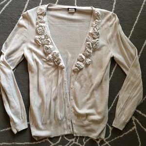 J. Crew Floral Cardigan