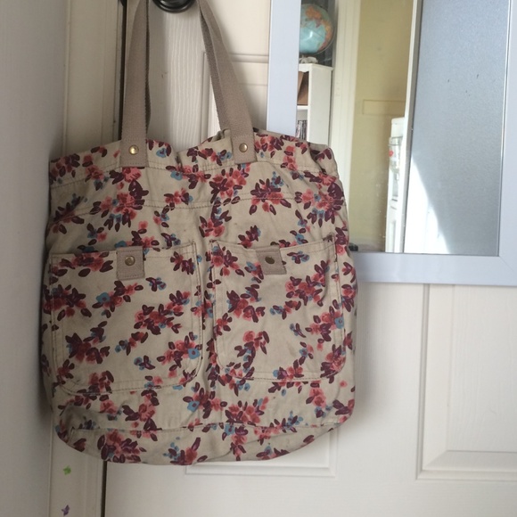 Large floral bag