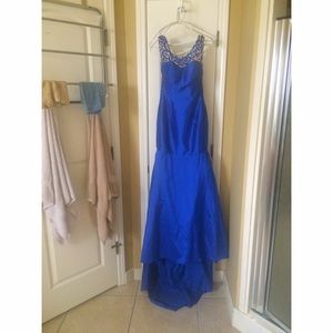 royal blue prom/formal dress