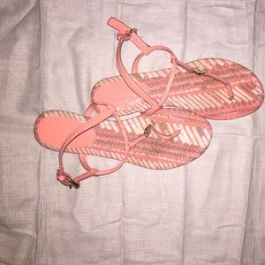 Coach Sandals! Light pink!