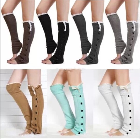 NEW Crochet lace leg warmers $13& less must bundle - Picture 2 of 3