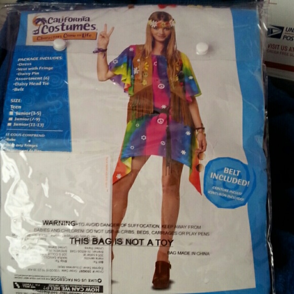 Hippie costume for teens