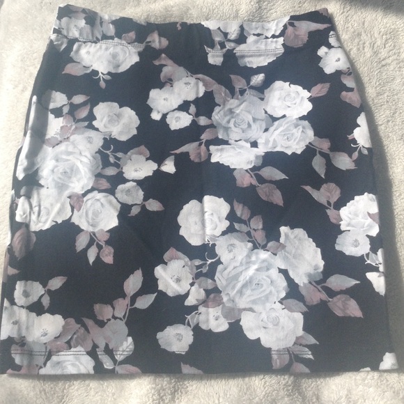 Floral Pencil Skirt