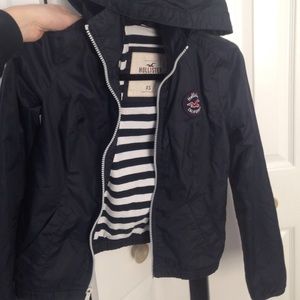 Hollister Zip-up Rain Jacket