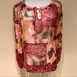 🆕 Printed Blouse Top