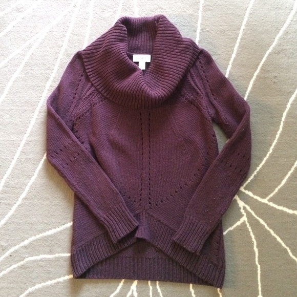 Ann Taylor Plum Sweater