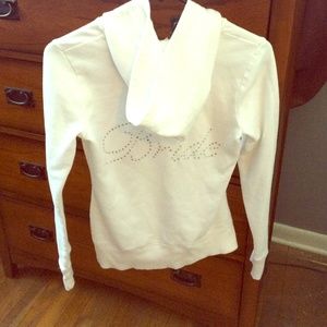 Bride sweatshirt size xs but fits like small