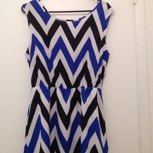 Chevron Print Dress