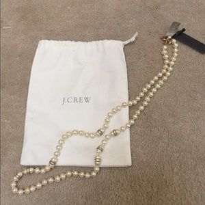 NEW! J.crew Long Pearl Necklace