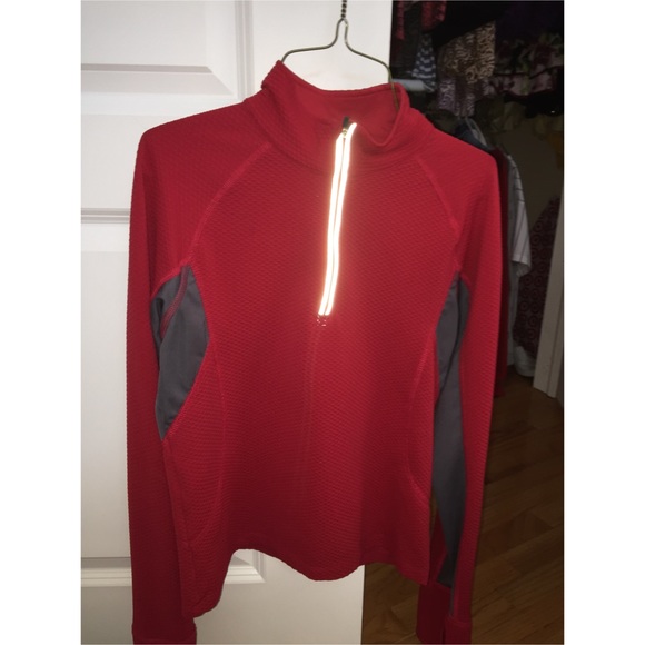 Red champion sweater