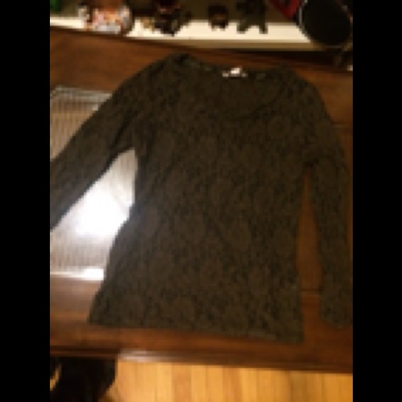 Lace brown long sleeve