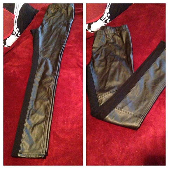 Leather legging