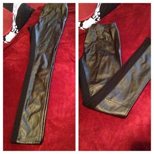Leather legging