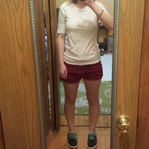 American Eagle white 3/4 sleeve top