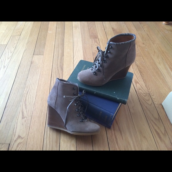 Jcrew wedge booties
