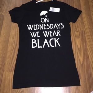 On Wednesdays we wear black tshirt