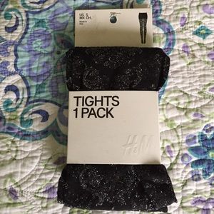 Glitter Rose Petal Tights