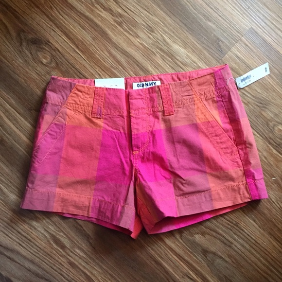 NWT 100% Cotton plaid shorts