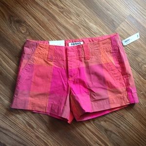 NWT 100% Cotton plaid shorts