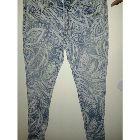American Eagle Printed Jeans