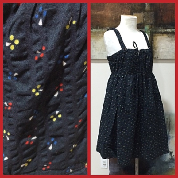 Marc by Marc Jacobs Textured Ditsy Print Dress - Picture 2 of 4