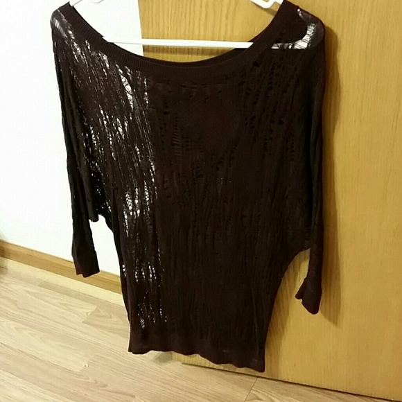 Lacy Purple Blouse