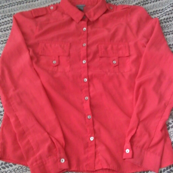 Orangeish red Blouse