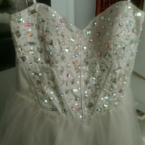 Plus size homecoming / prom dress