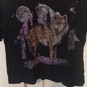 black wolf shirt