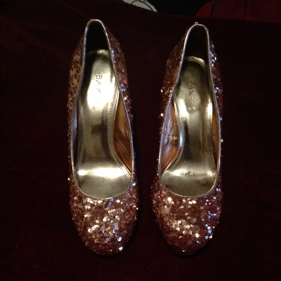 Bakers glitter heels