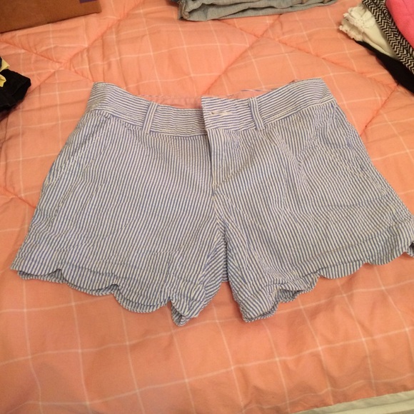 Lily Pulitzer scalloped shorts