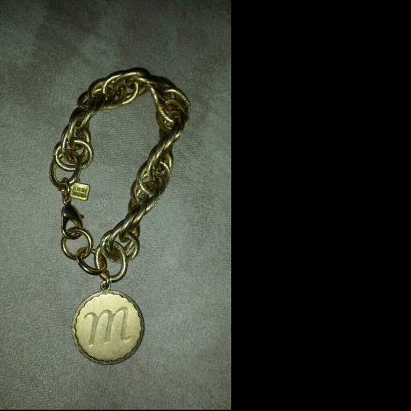 Authentic John Wind M charm braclet
