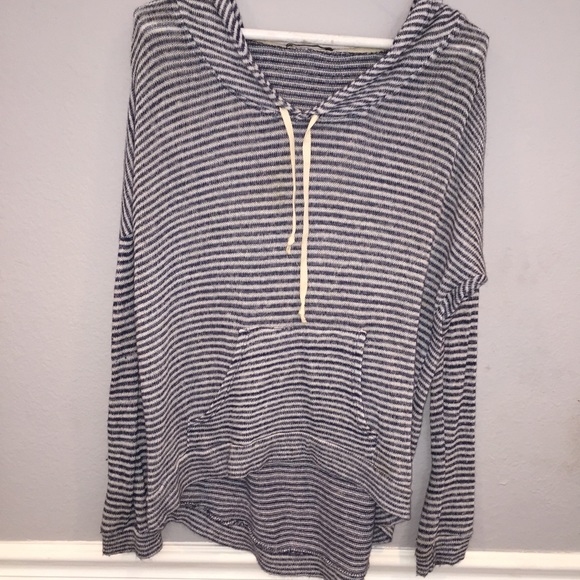 Comfy Striped Brandy Hoodie
