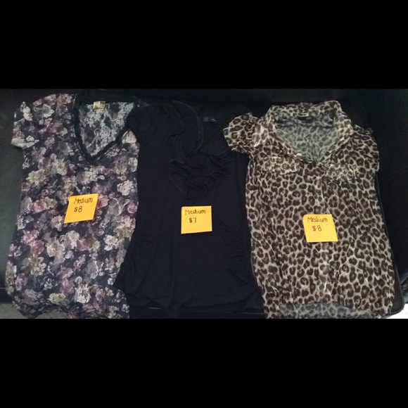 Cute Shirts Size Medium BKE and Rue 21 Brand
