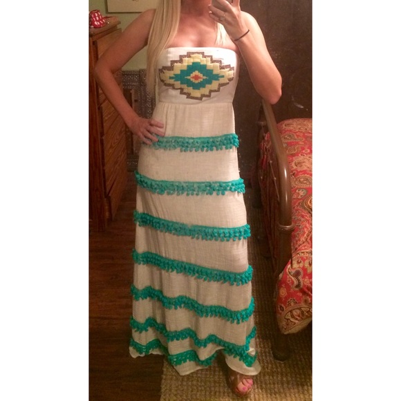 NWOT Judith March Long Tribal Dress