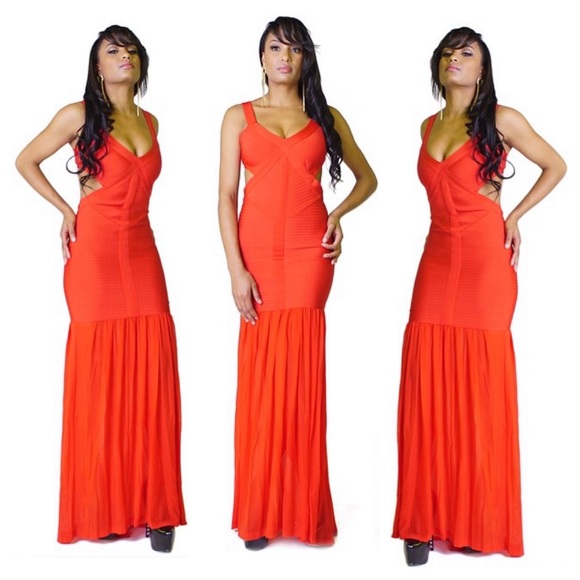 Mermaid bandage dress