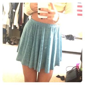 high waisted skater skirt
