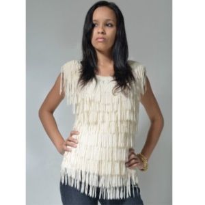 ***Sold***Fringe Blouse