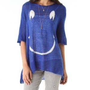 Wildfox White Label Sparkling Smile Cobain Tee