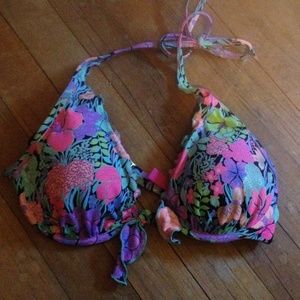 Victoria secret halter tropical print bikini