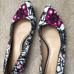 Nine West floral flats