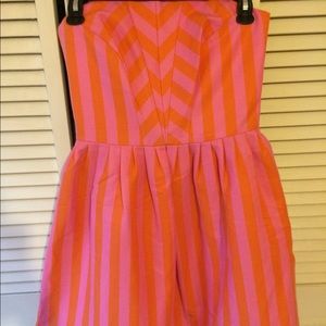 Lilly Pulitzer Strapless Striped Dress