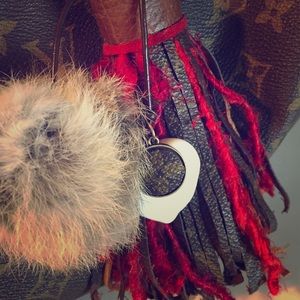 Upcycled Louis Vuitton Tassel