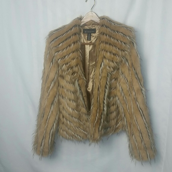 Faux fur coat