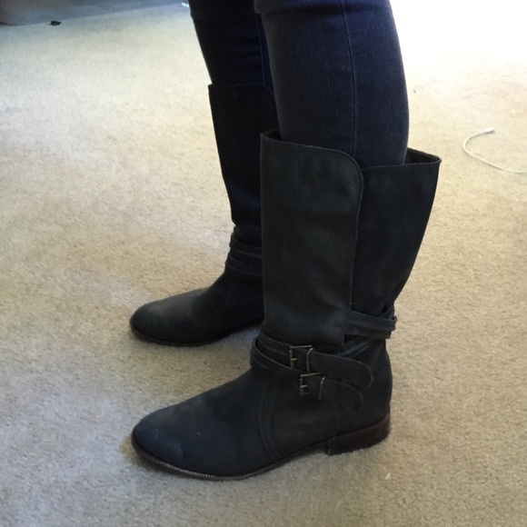 Joie black/granite boots size 8 - Picture 1 of 4